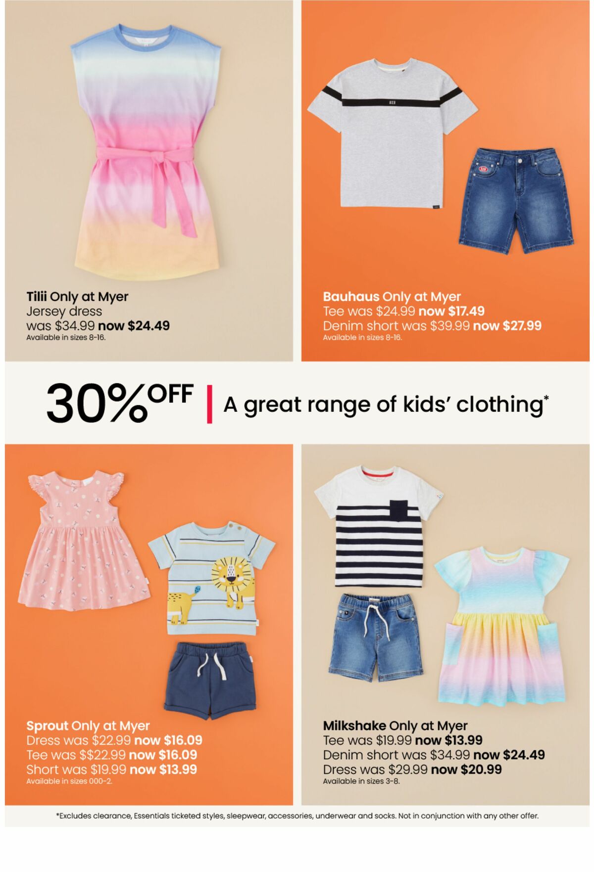 Myer Mid Season Sale Softgoods Catalogues from 14 September