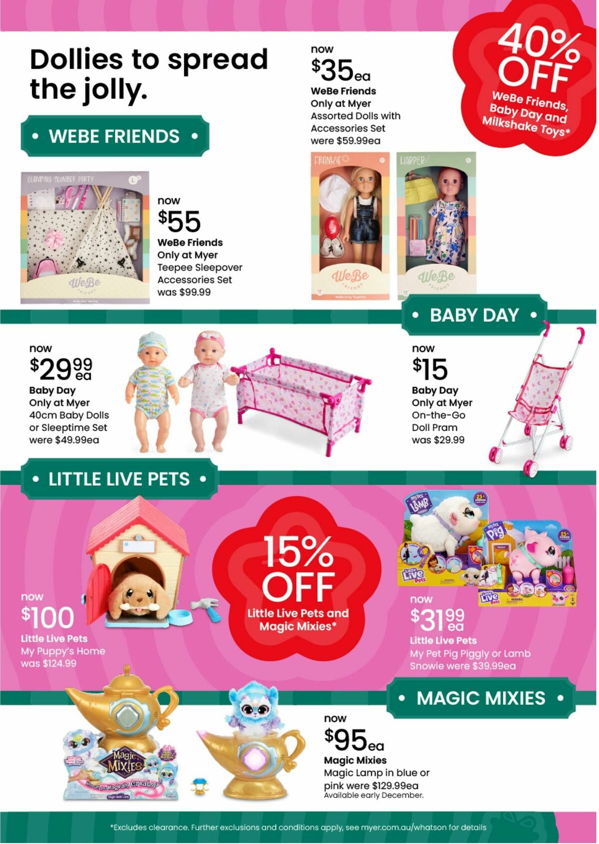 Myer Catalogues from 30 November