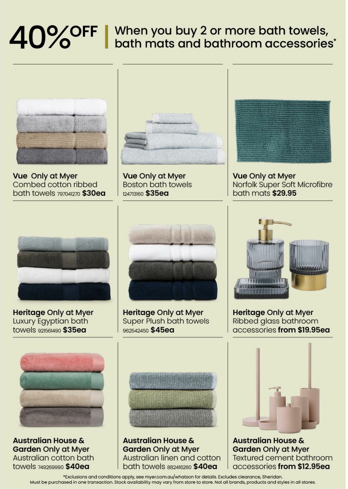 Myer Your Home Essentials - Softgoods Catalogues from 13 February