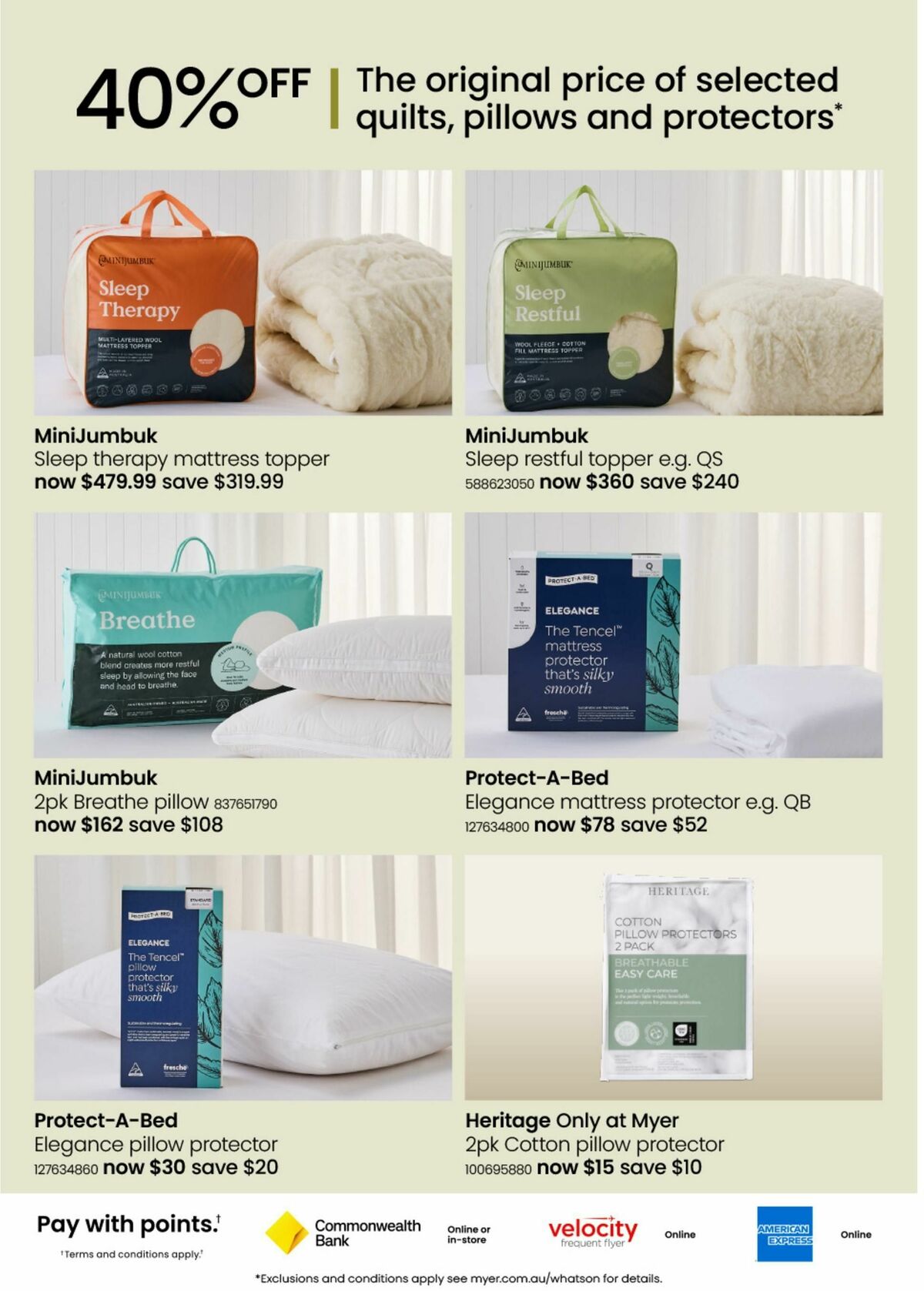 Myer Your Home Essentials - Softgoods Catalogues from 13 February