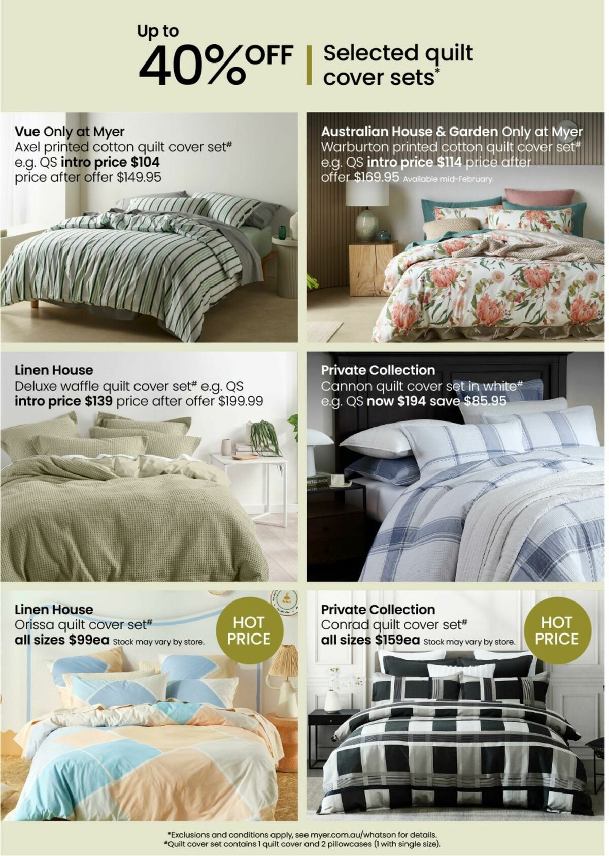 Myer Your Home Essentials - Softgoods Catalogues from 13 February