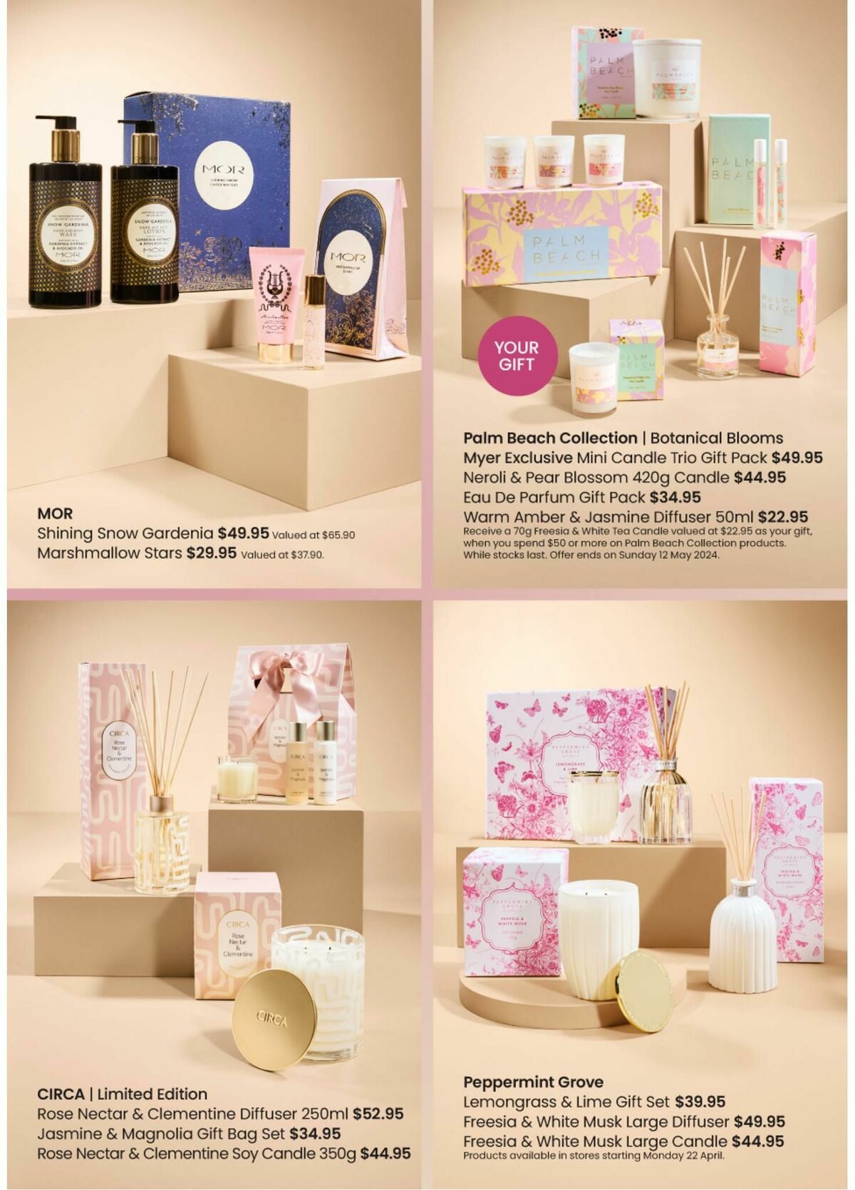 Myer Catalogues from 22 April