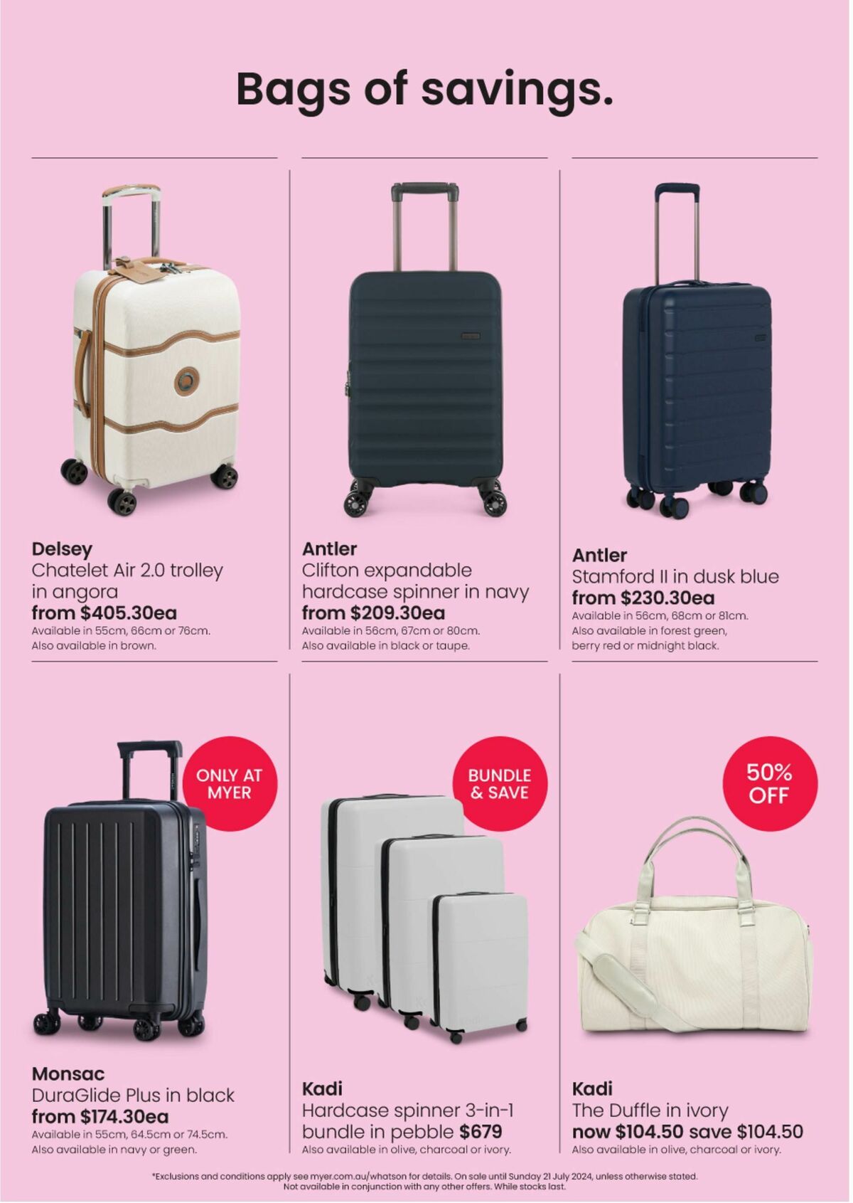 Myer Stocktake Sale - Hardgoods Catalogues from 6 June