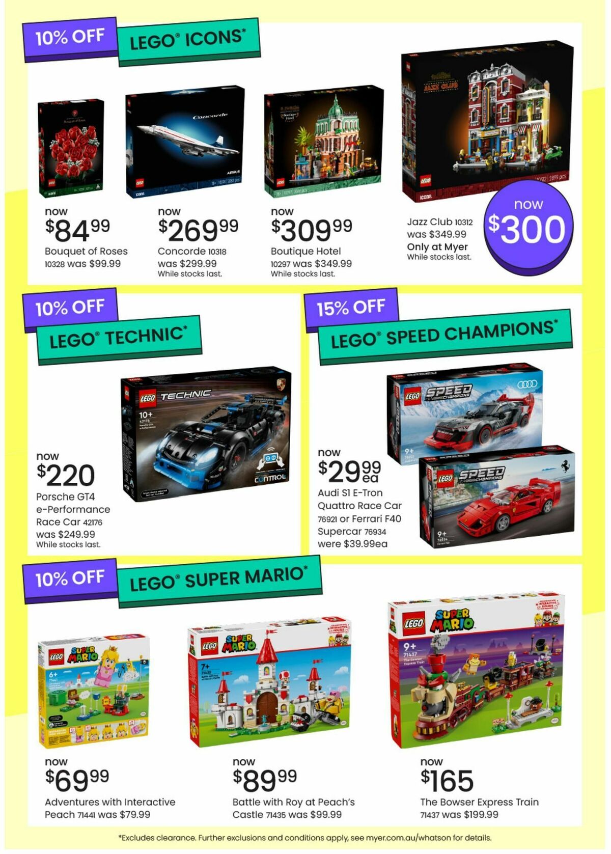 Myer Toy Sale Catalogues from 16 September