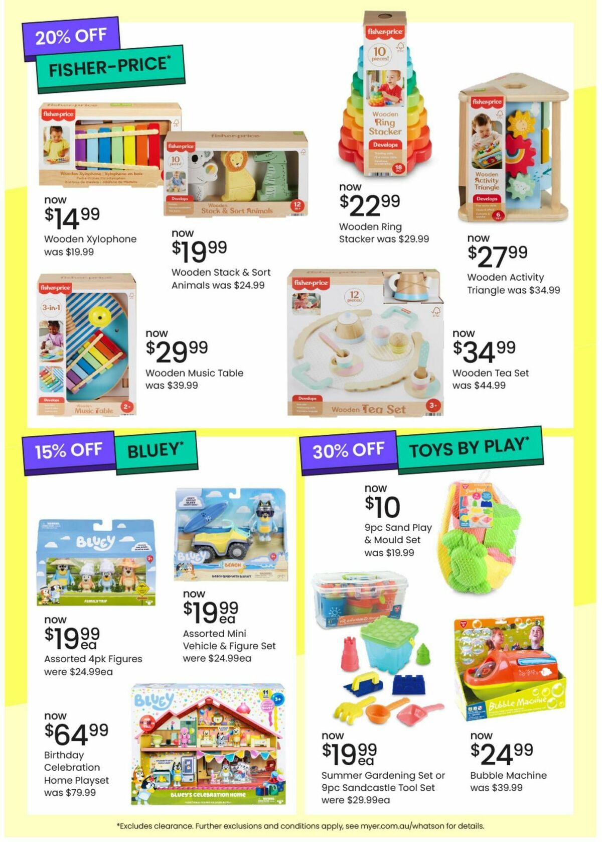 Myer Toy Sale Catalogues from 16 September