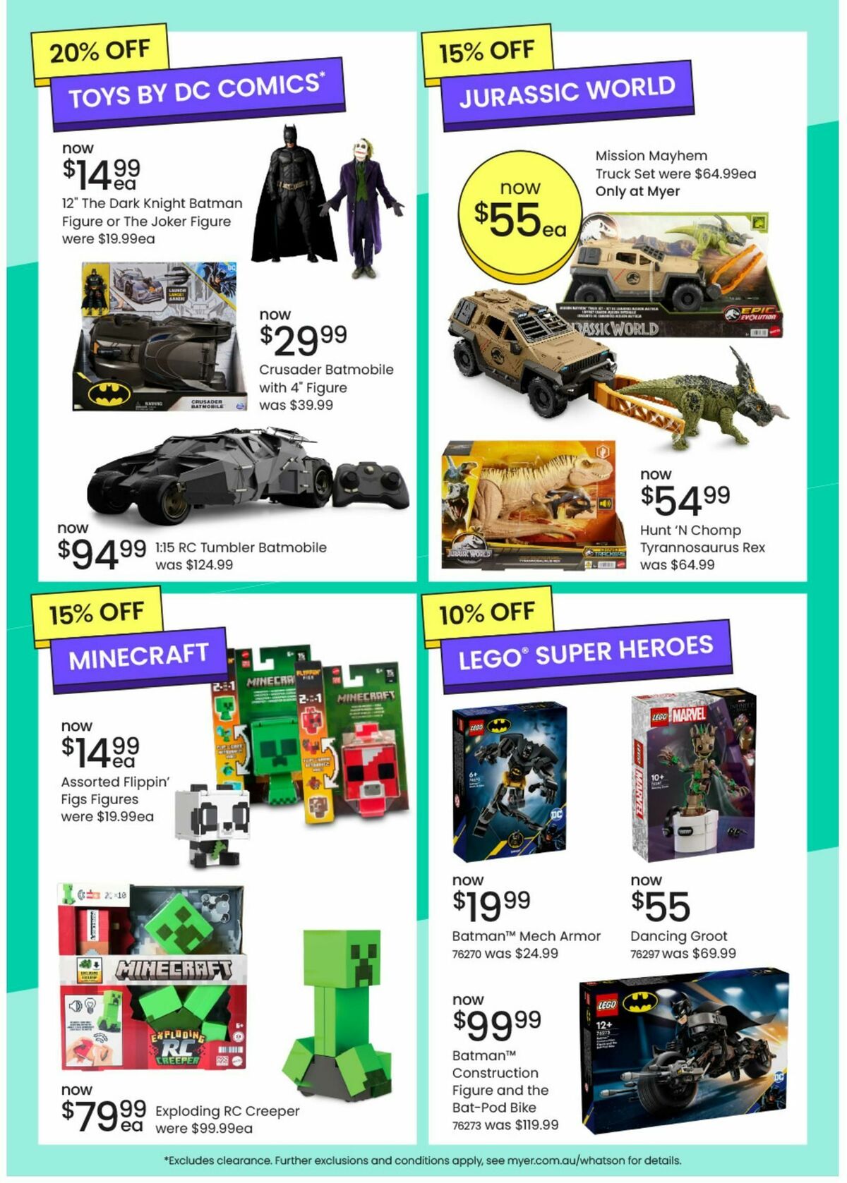 Myer Toy Sale Catalogues from 16 September