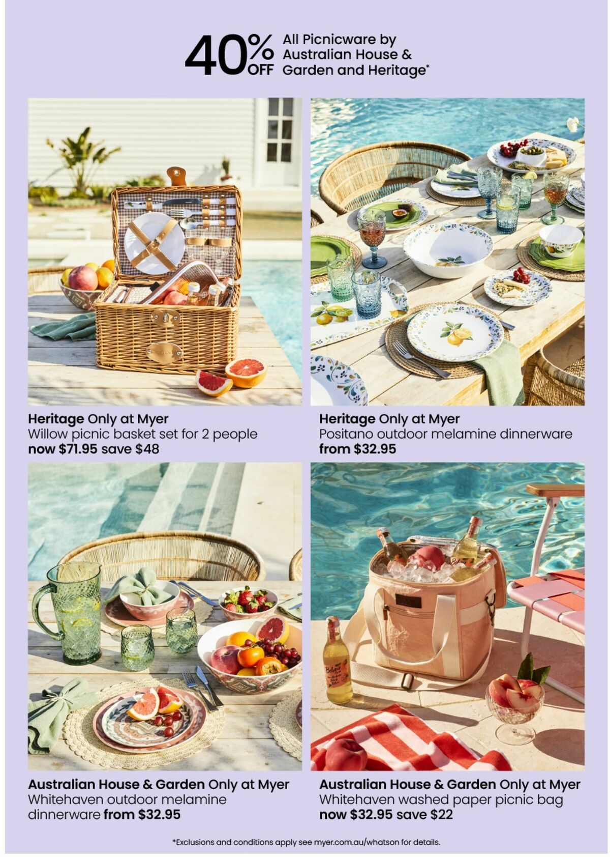 Myer Your Summer Home Essentials - Hardgoods Catalogues from 15 October