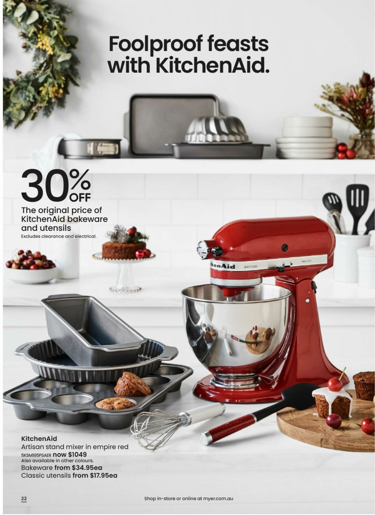 Myer Christmas Home & Entertainment Catalogues from 4 November