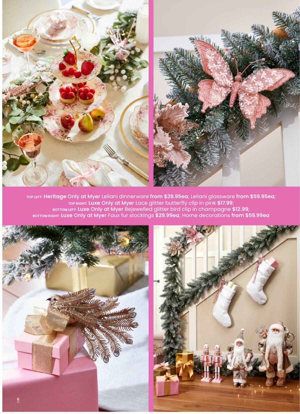 Myer Christmas Home & Entertainment Catalogues from 4 November