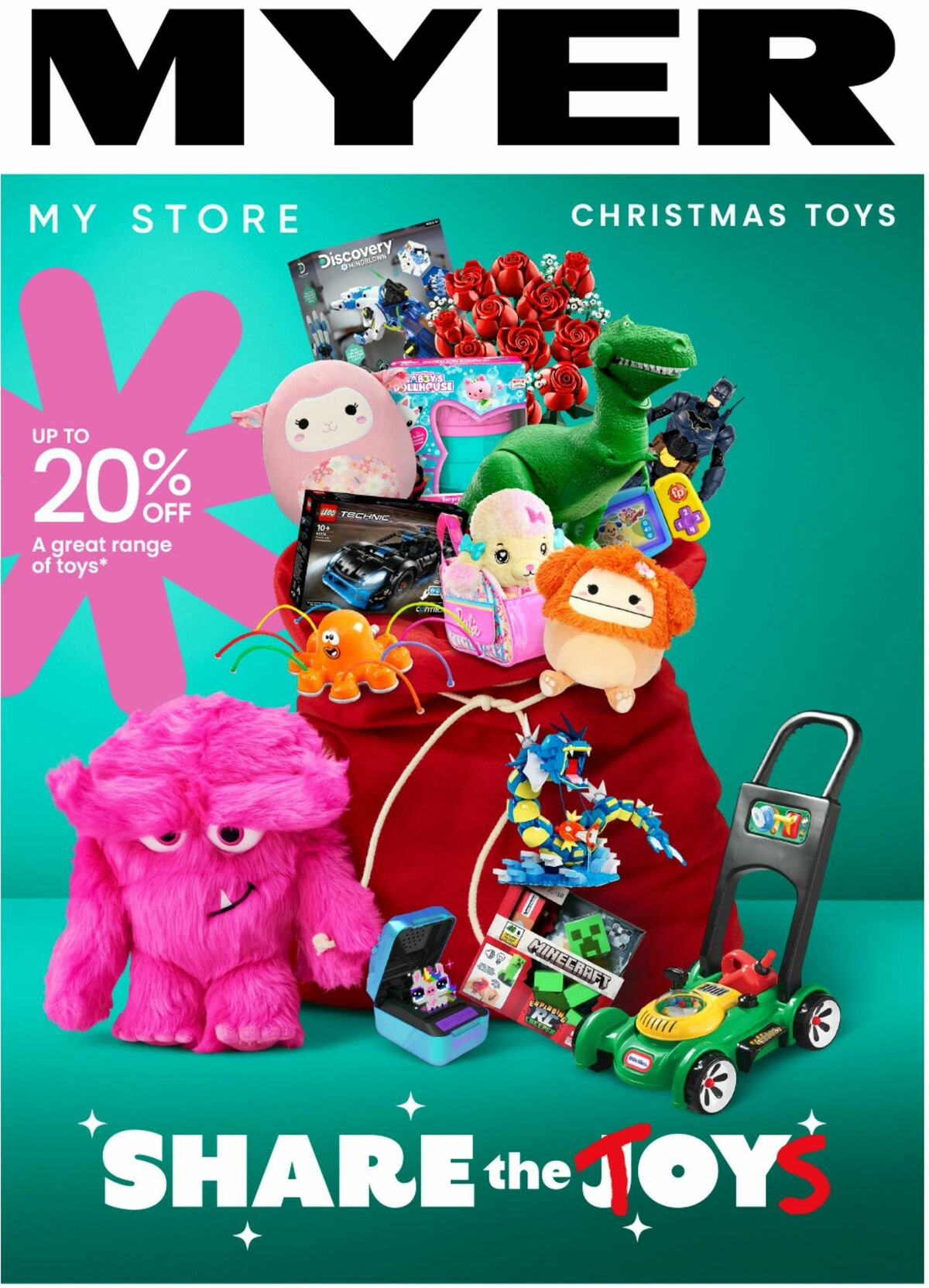 Myer Christmas Toys Catalogues from 18 November