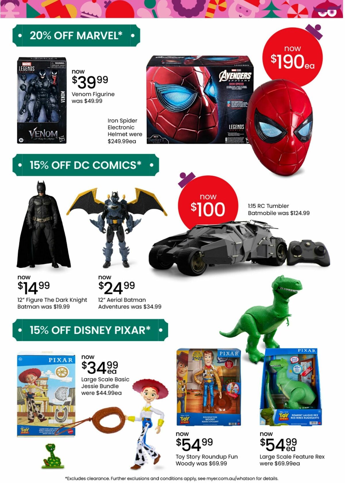 Myer Christmas Toys Catalogues from 18 November