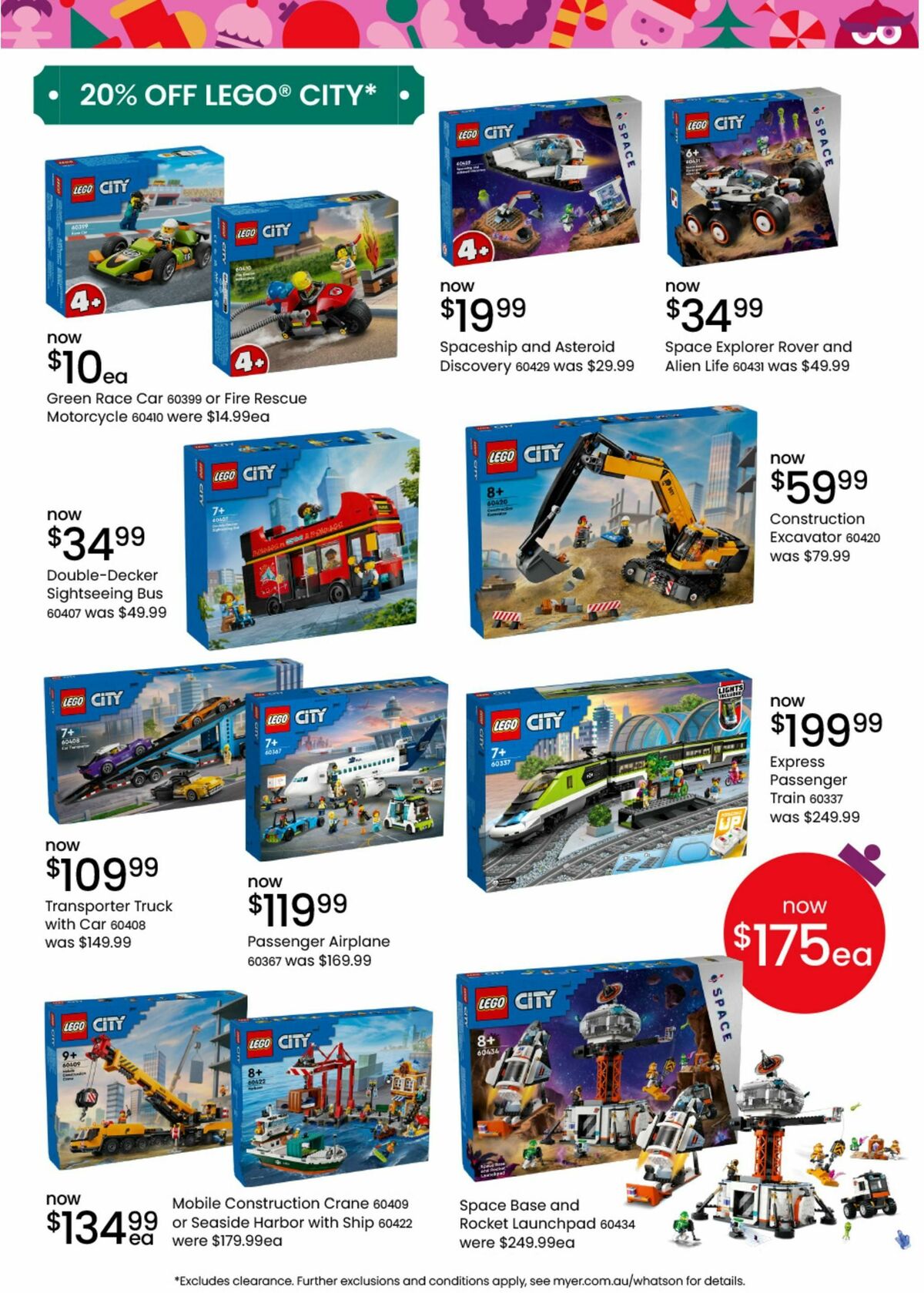 Myer Christmas Toys Catalogues from 18 November