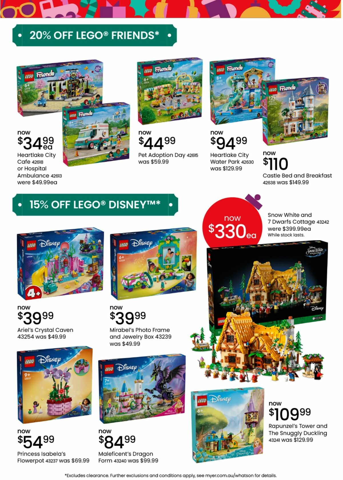 Myer Christmas Toys Catalogues from 18 November