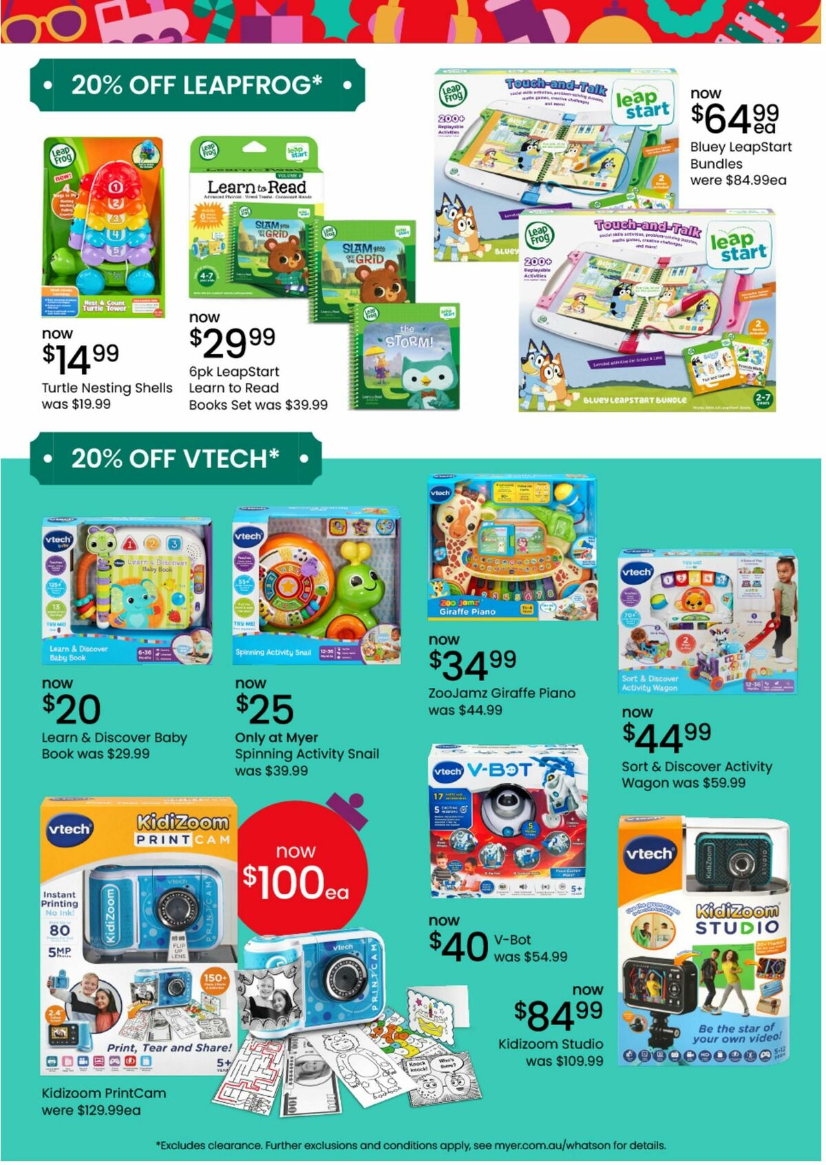 Myer Christmas Toys Catalogues from 18 November