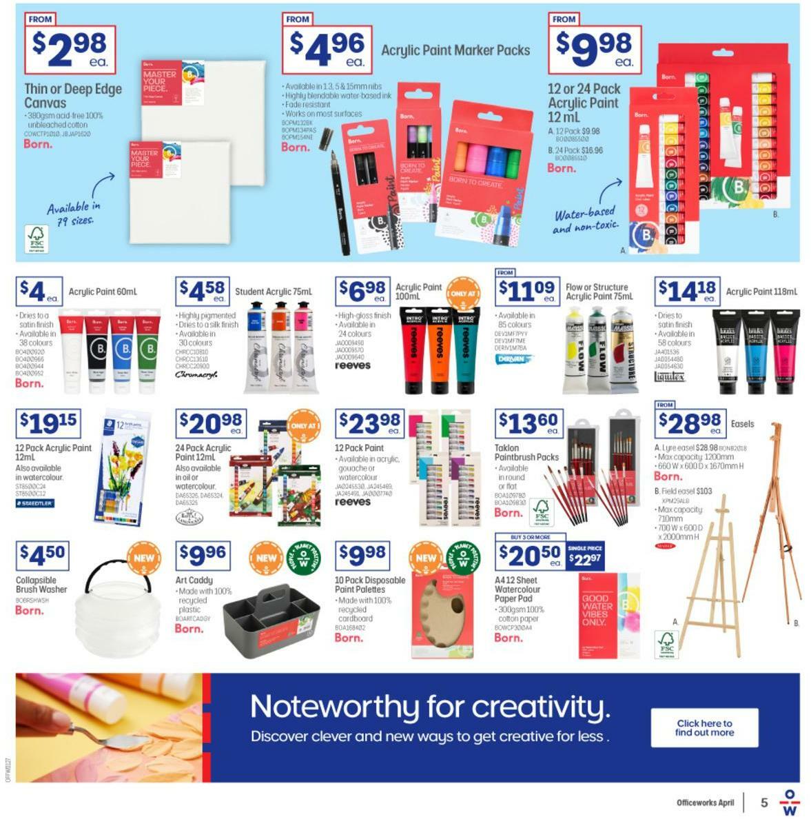 Officeworks Catalogues from 13 April