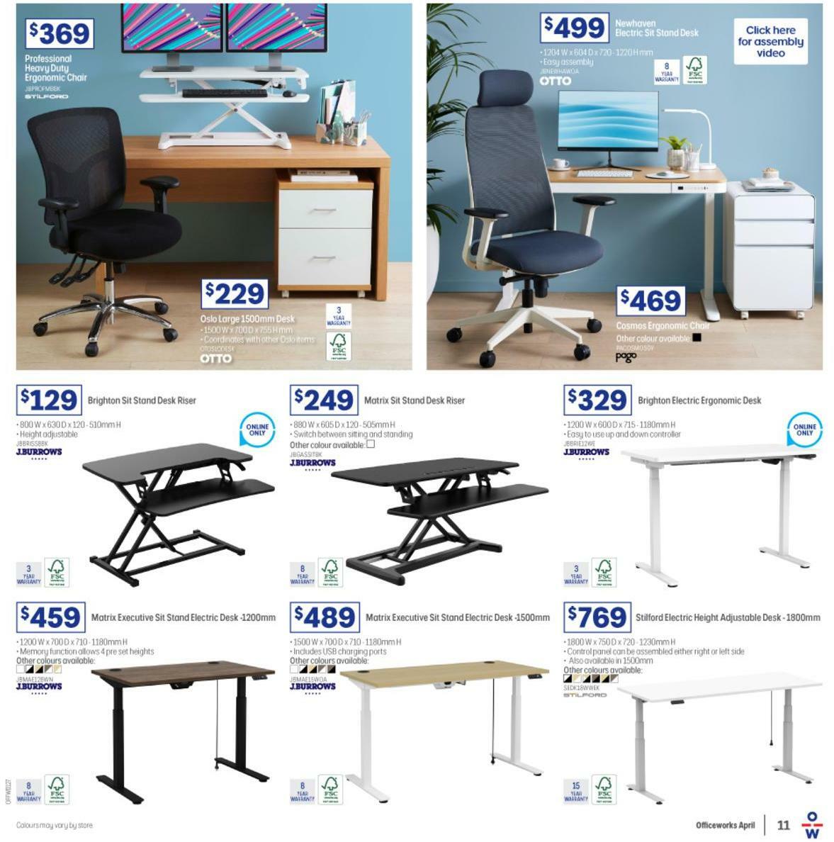 Officeworks Catalogues from 13 April