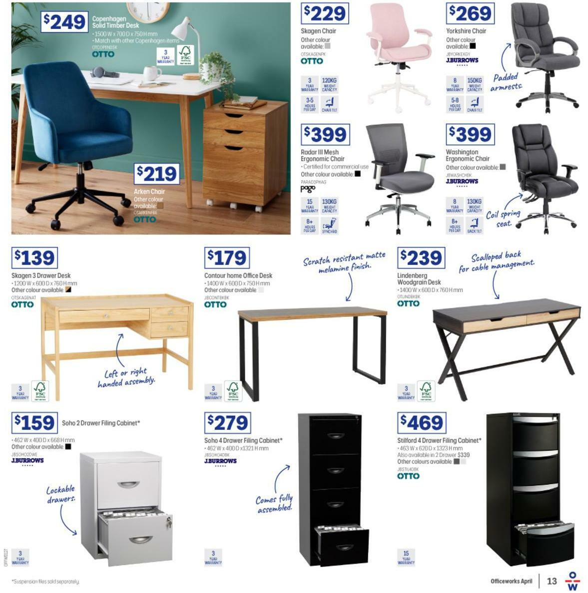 Officeworks Catalogues from 13 April