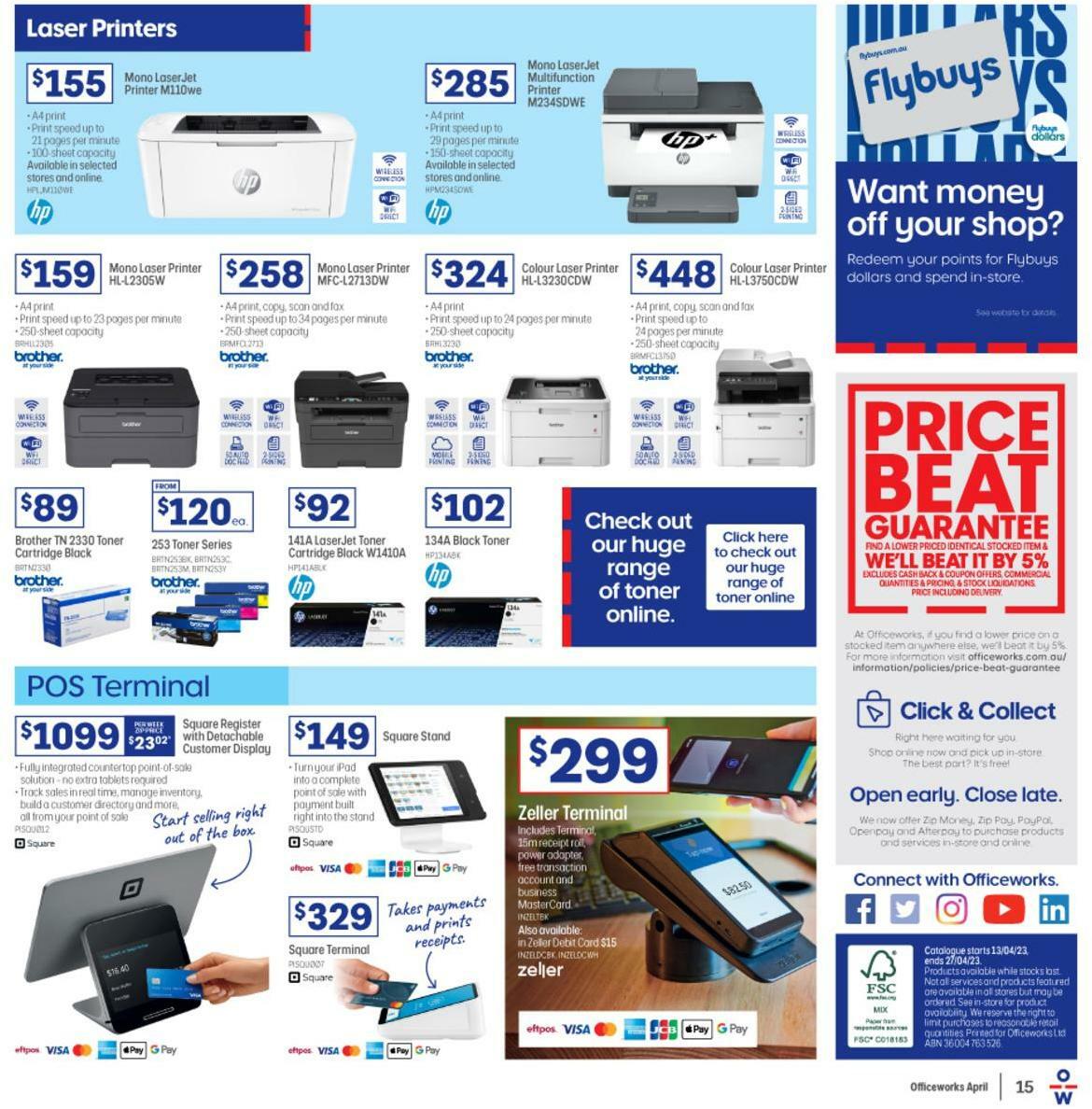 Officeworks Catalogues from 13 April