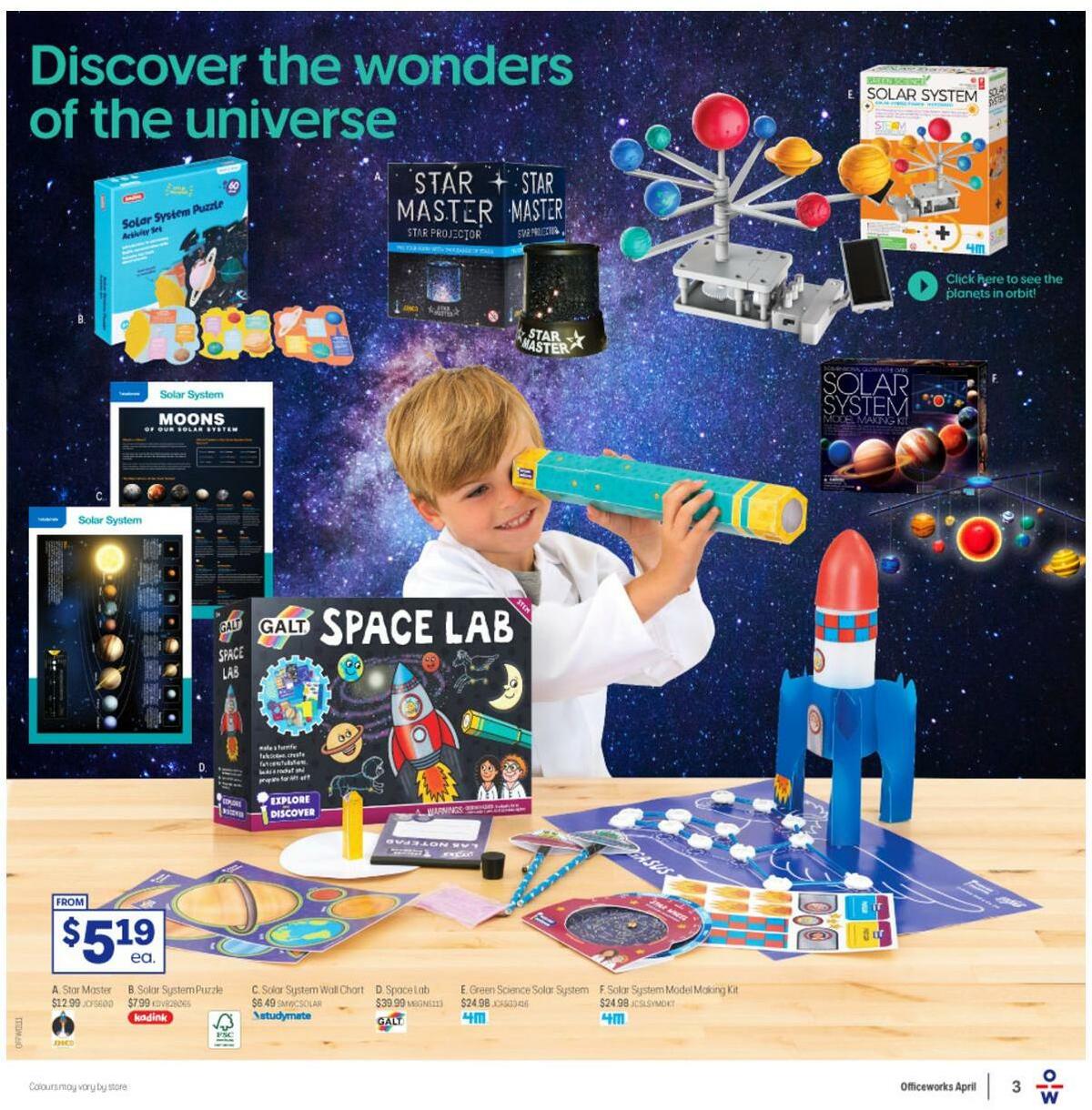 Officeworks School Holidays Catalogues from 13 April