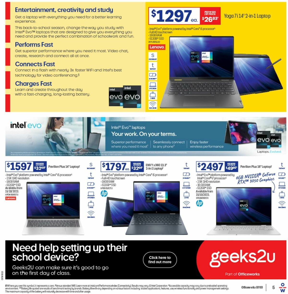 Officeworks Catalogues from 5 October