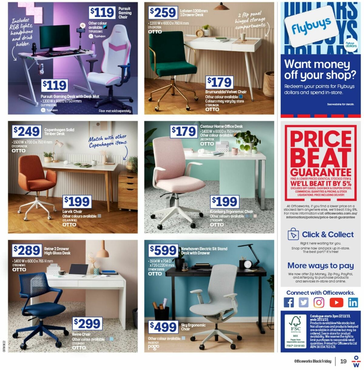 Officeworks Catalogues from 17 November