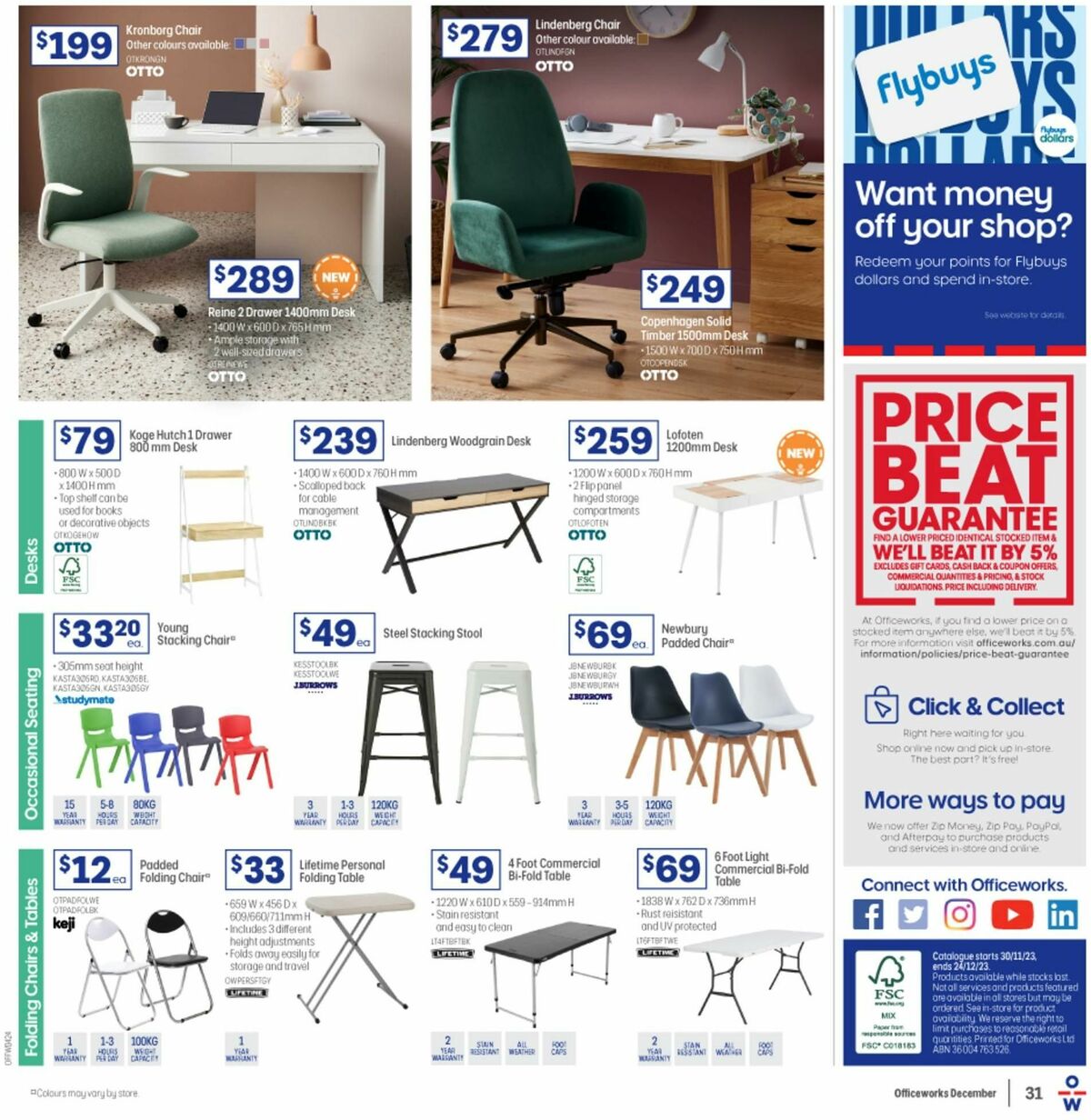 Officeworks Catalogues from 30 November