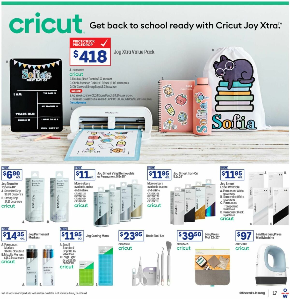 Officeworks Back to School Catalogues from 26 December