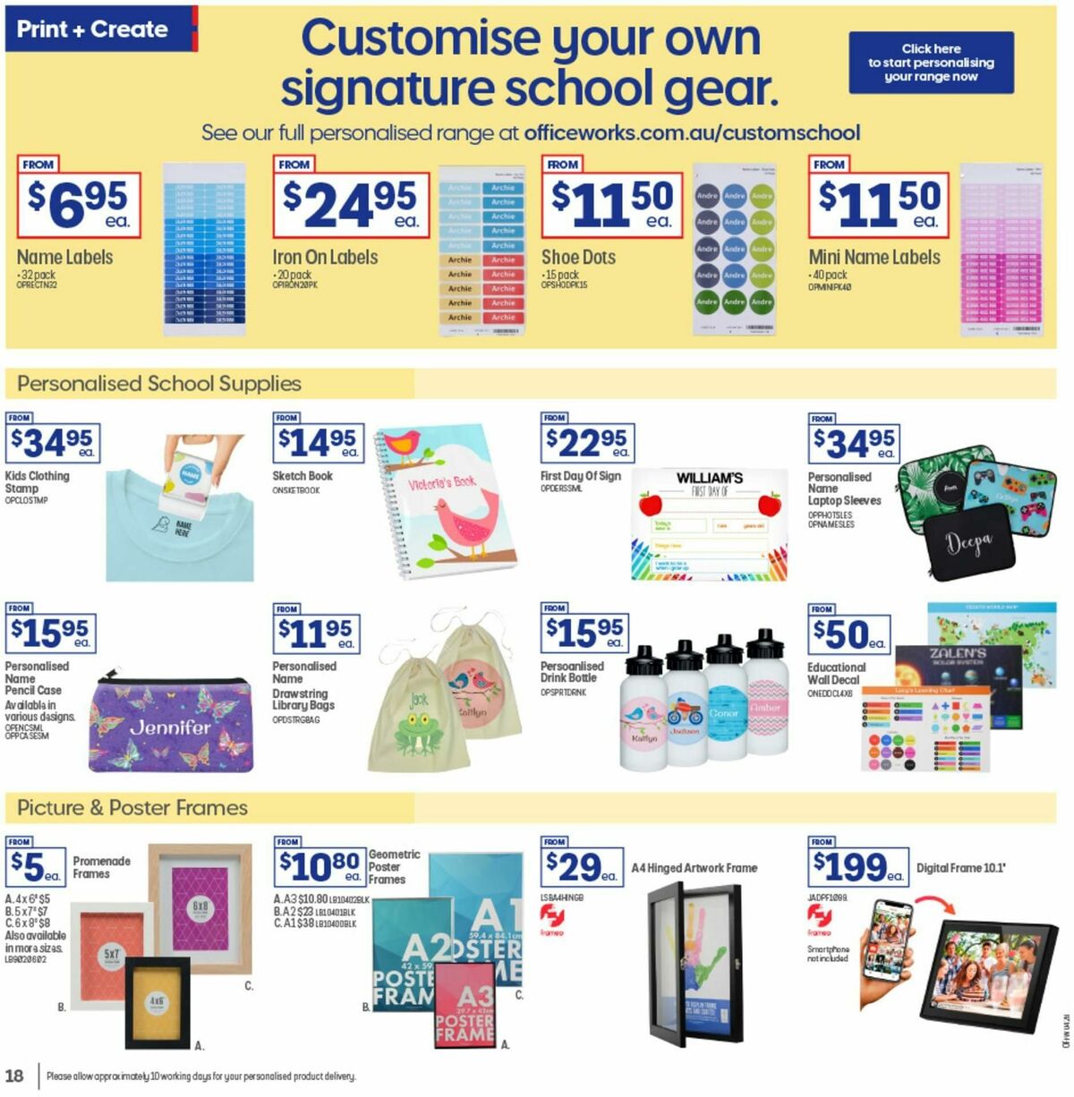 Officeworks Back to School Catalogues from 26 December