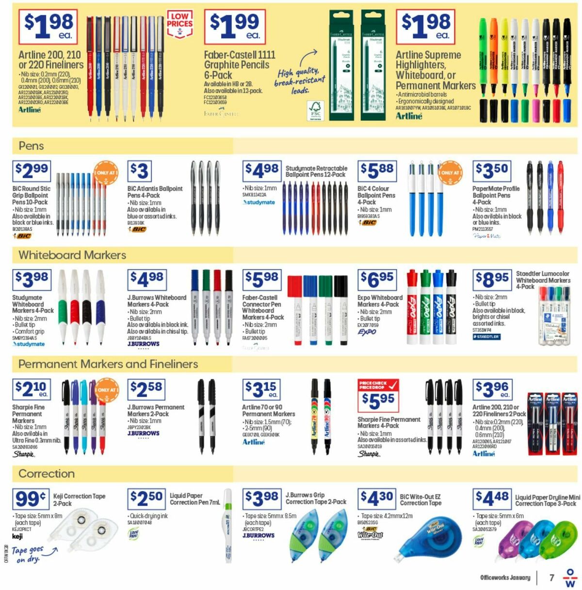 Officeworks Back to School Catalogues from 26 December