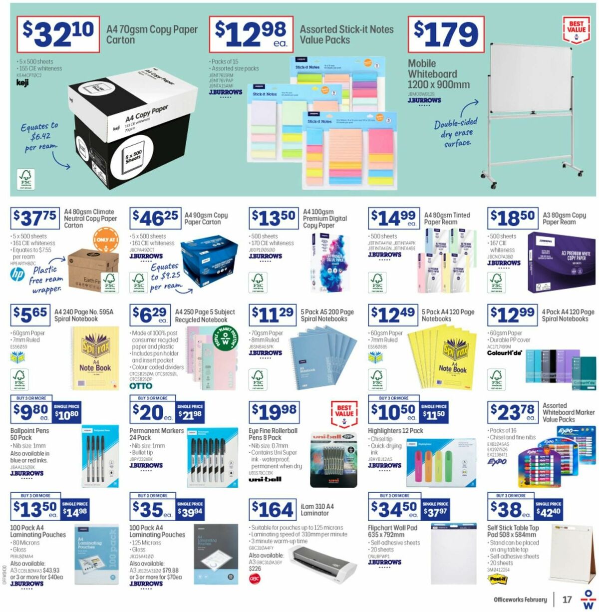 Officeworks Catalogues from 1 February