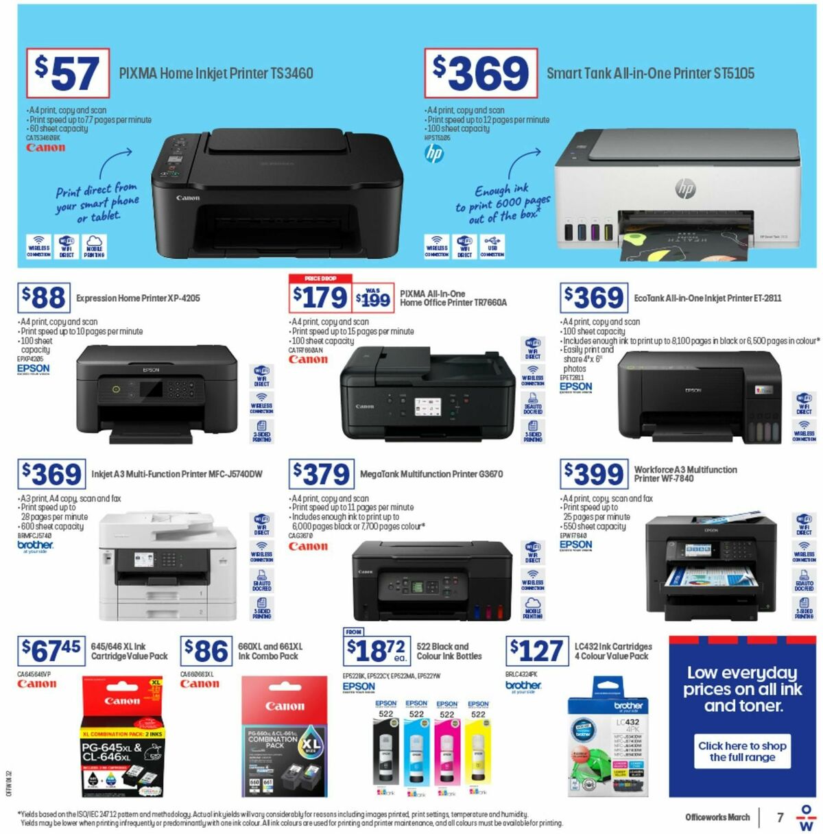 Officeworks Catalogues from 7 March