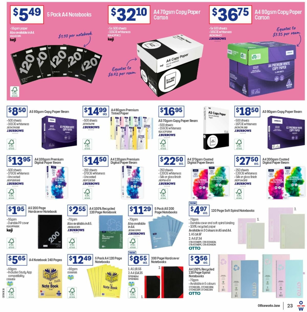 Officeworks Catalogues from 30 May