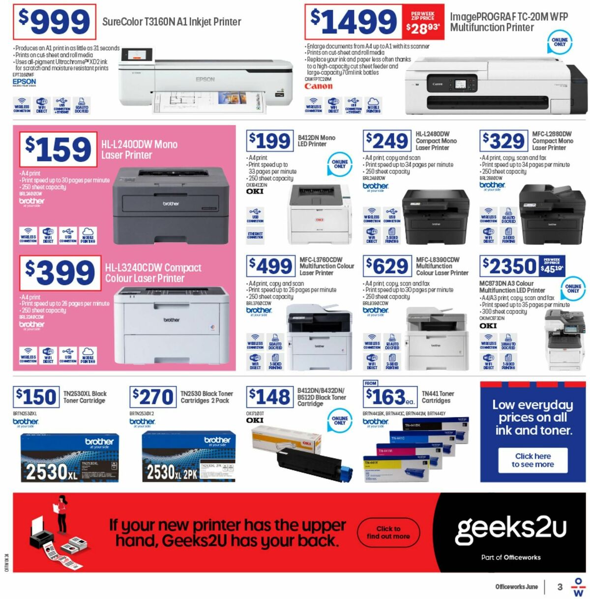 Officeworks Catalogues from 30 May