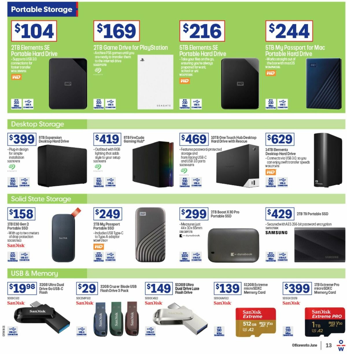 Officeworks Catalogues from 13 June