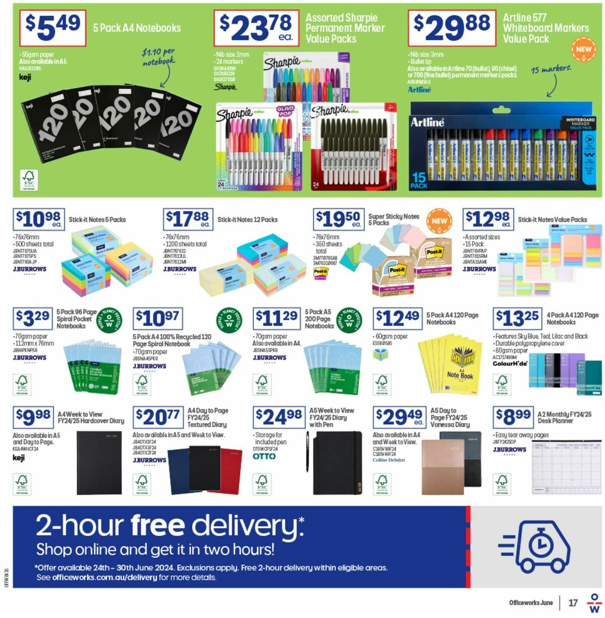 Officeworks Catalogues from 13 June