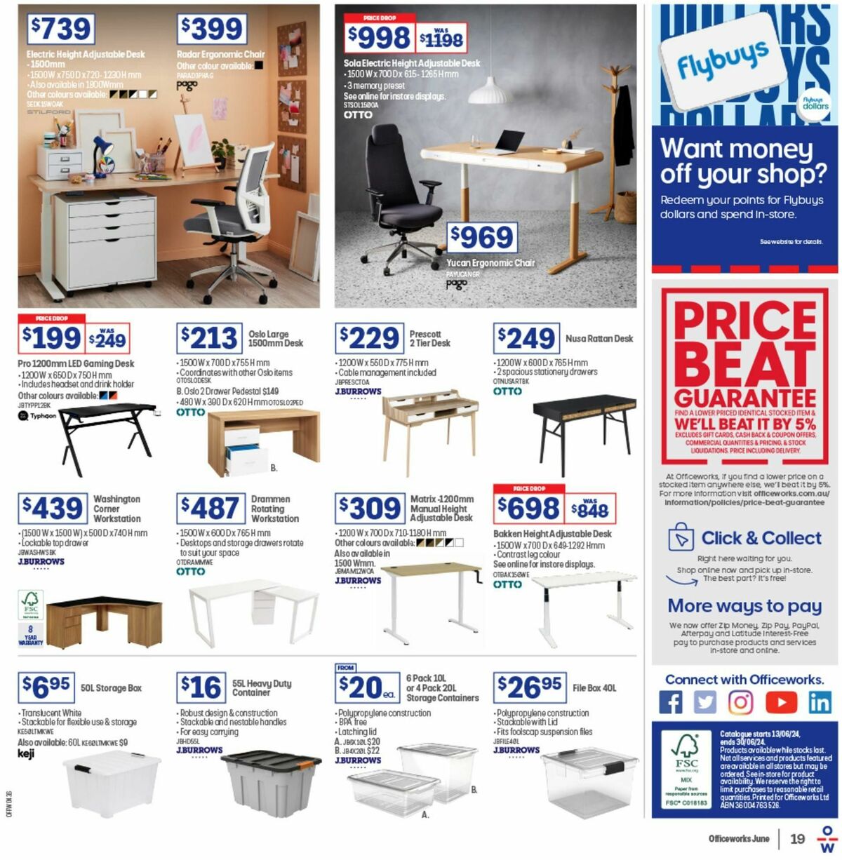 Officeworks Catalogues from 13 June