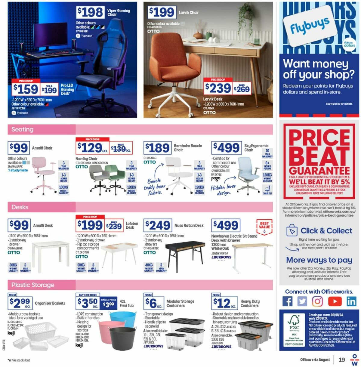 Officeworks Catalogues from 8 August