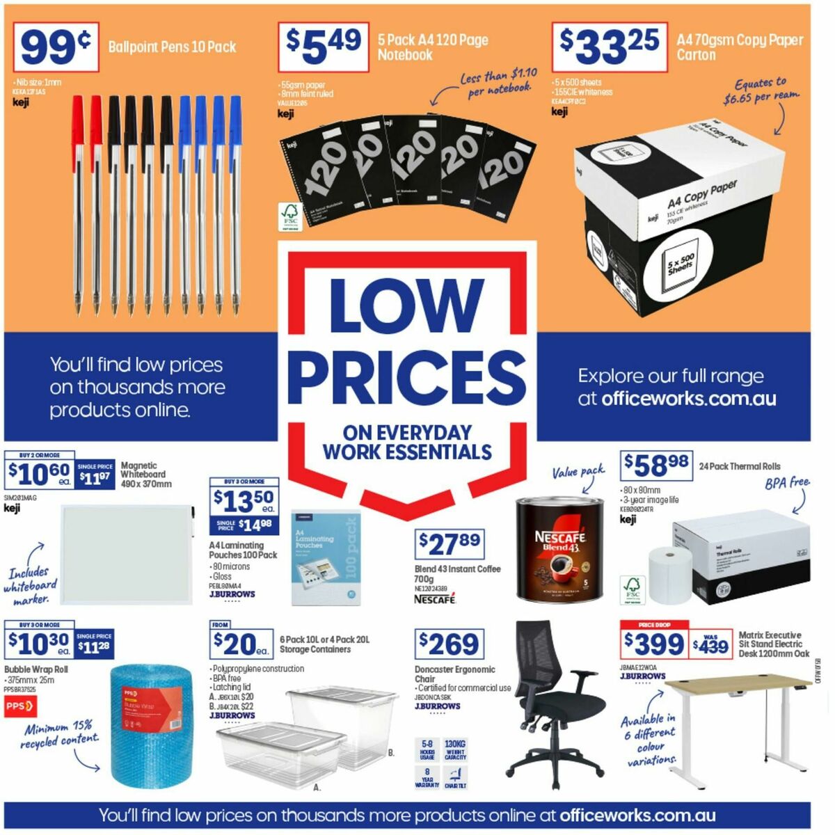 Officeworks Catalogues from 8 August