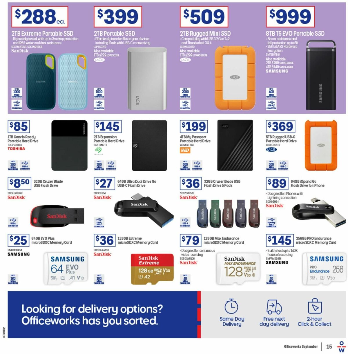 Officeworks Catalogues from 5 September