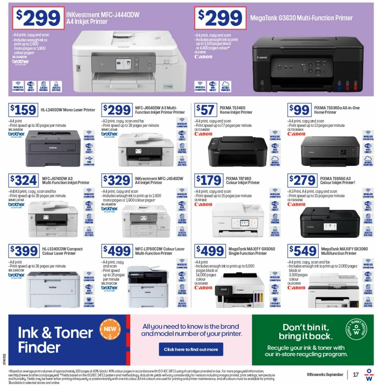 Officeworks Catalogues from 5 September