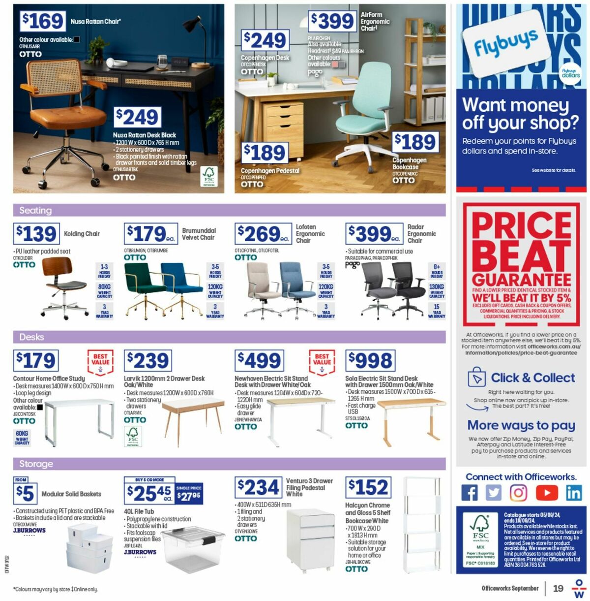 Officeworks Catalogues from 5 September