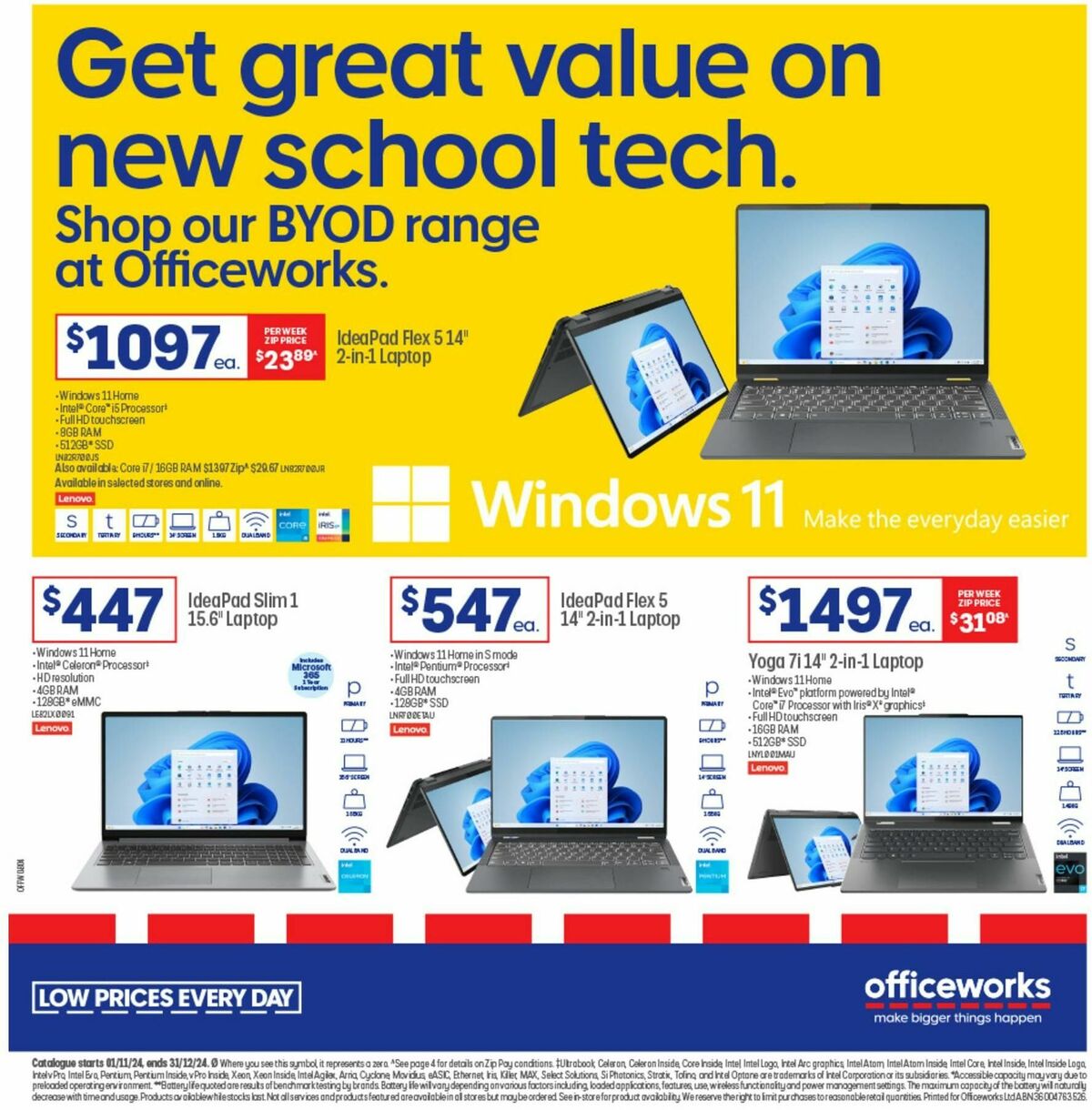 Officeworks Catalogues from 1 November