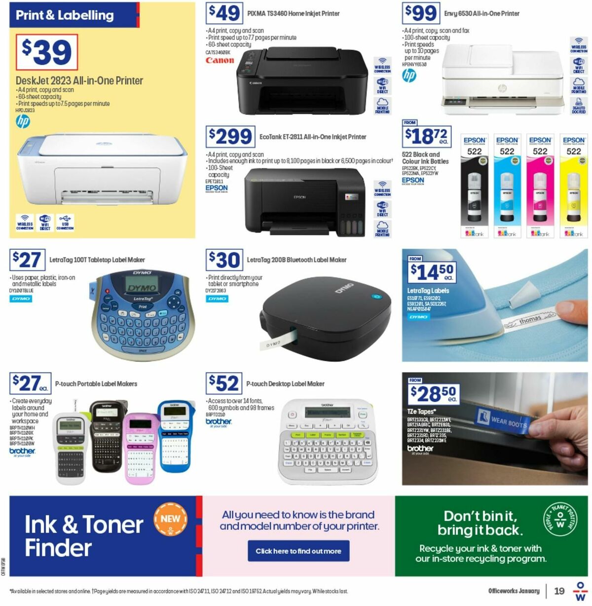 Officeworks Catalogues from 1 January