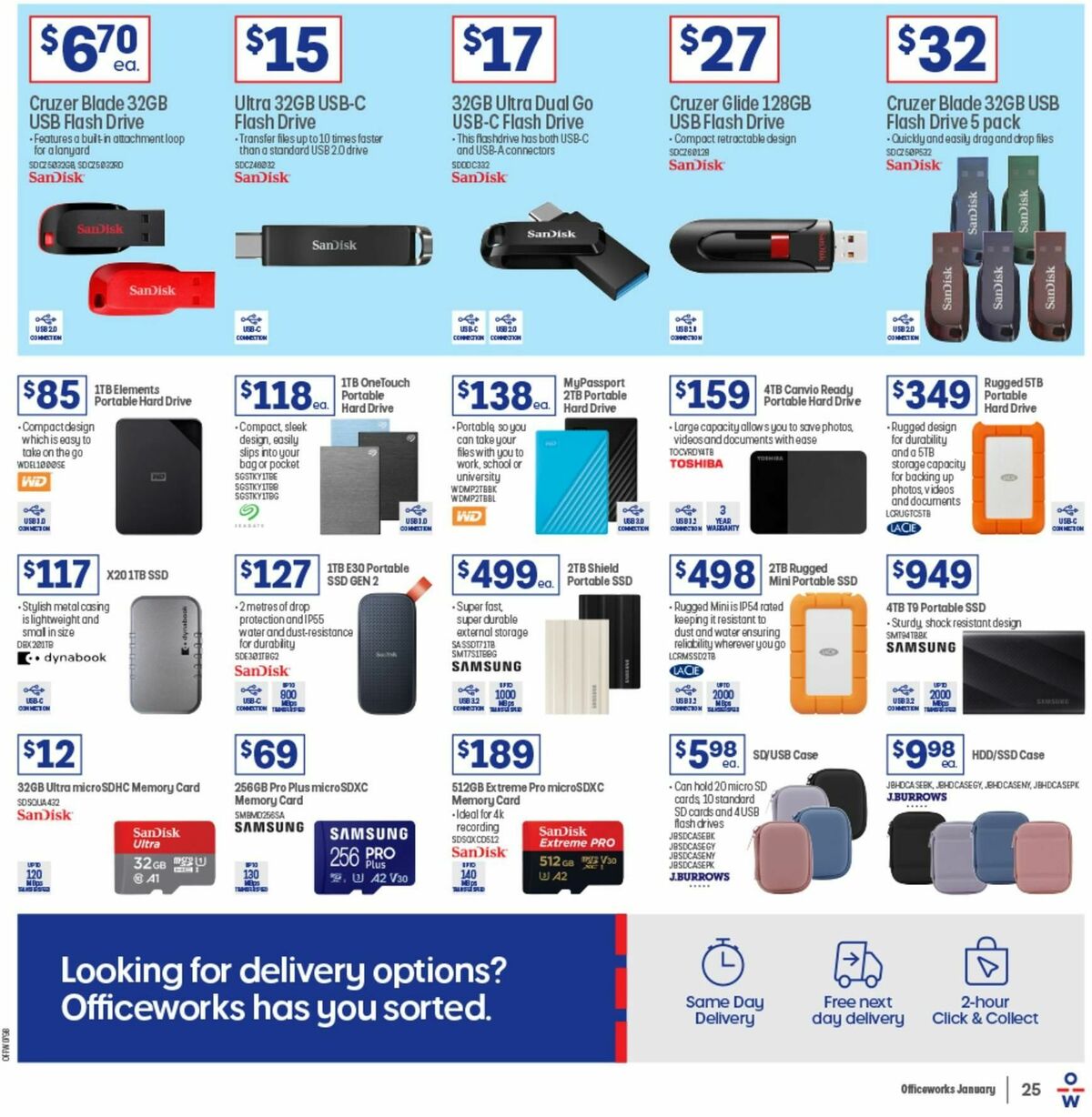 Officeworks Catalogues from 1 January