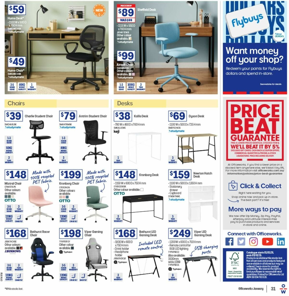 Officeworks Catalogues from 1 January