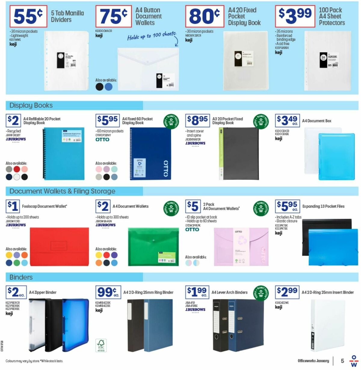 Officeworks Catalogues from 1 January