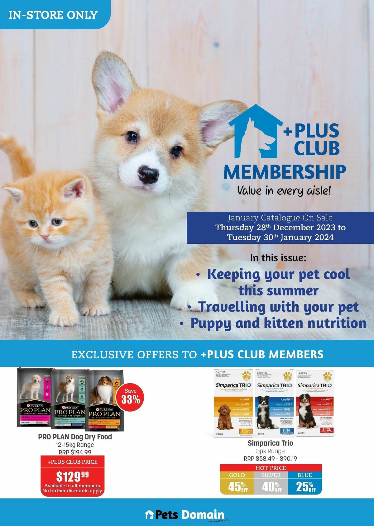 Pets Domain Catalogues from 28 December