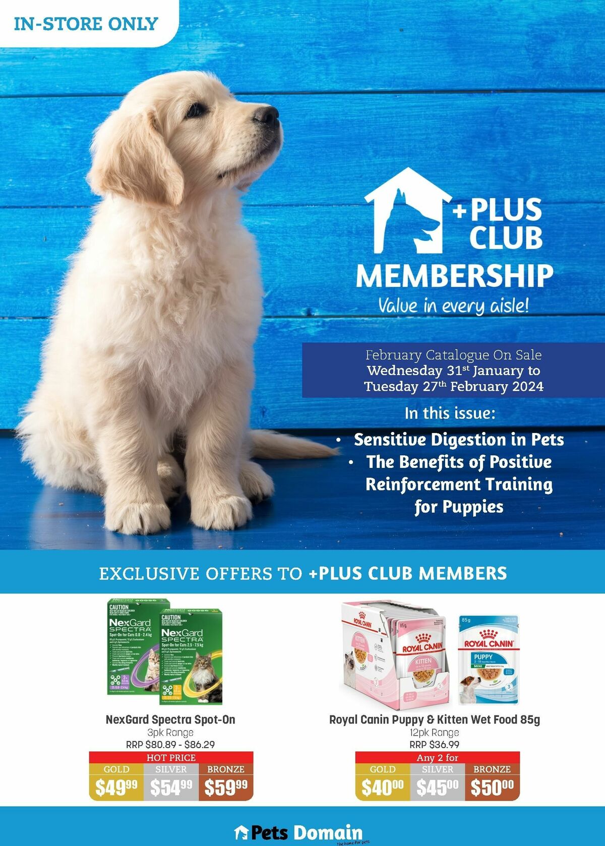 Pets Domain Catalogues from 31 January