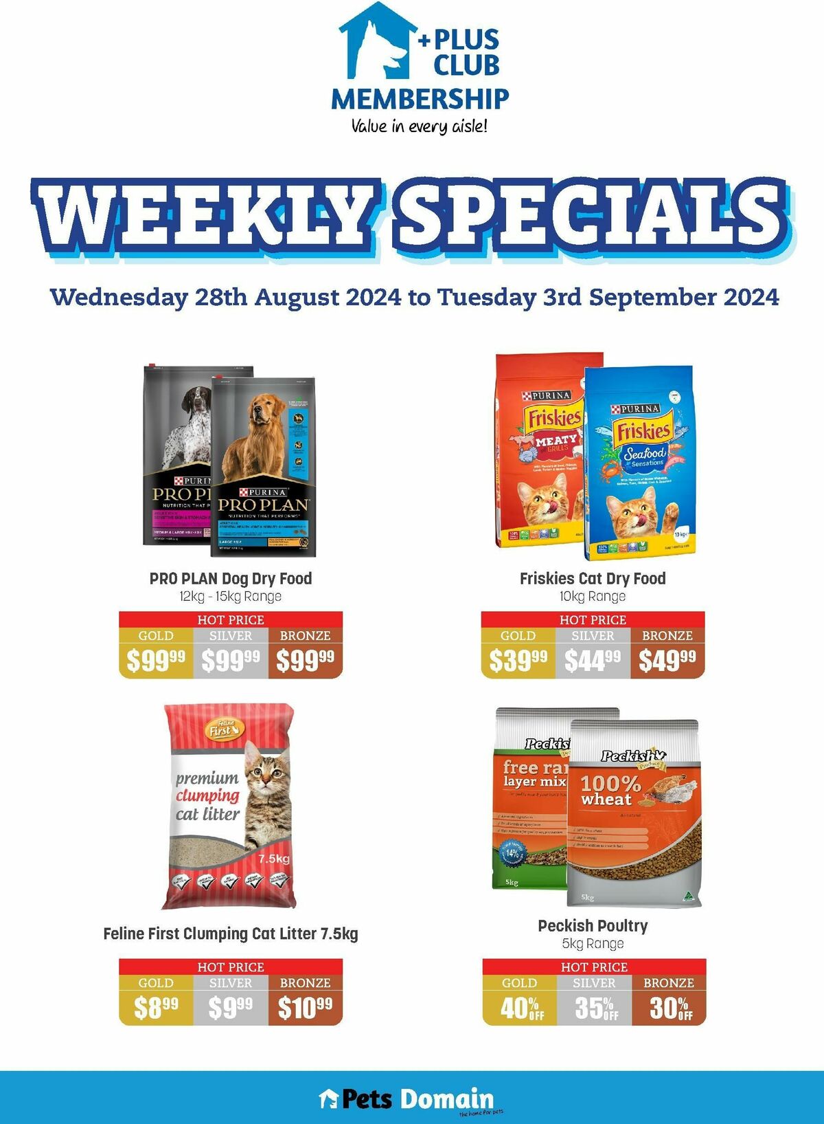 Pets Domain Catalogues from 28 August