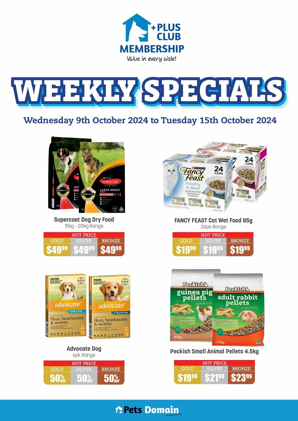 Pets Domain Catalogues from 9 October